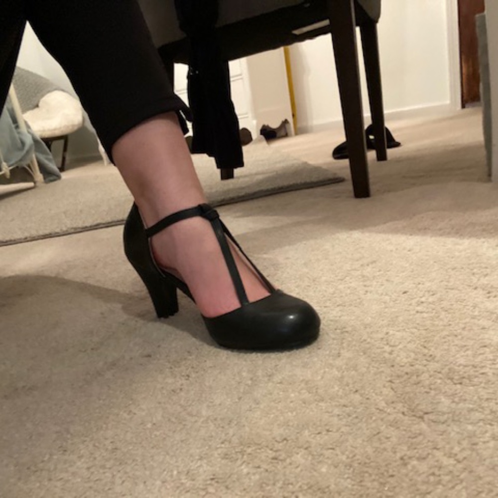 NEVER WORN!!!! Vintage Black Heels